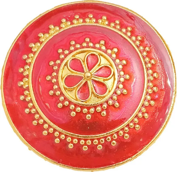 Assamese_Traditional_Copper_Gold_Plated_Red_Colour_Finger-Ring_For_Girls_&_Women